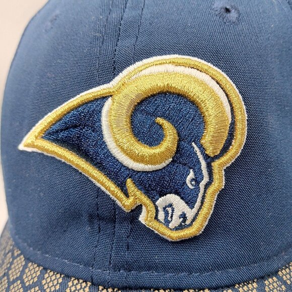 Los Angelea LA Rams NFL Football Women Cap Hat Blue Gold New Era 9Twenty - Picture 4 of 15